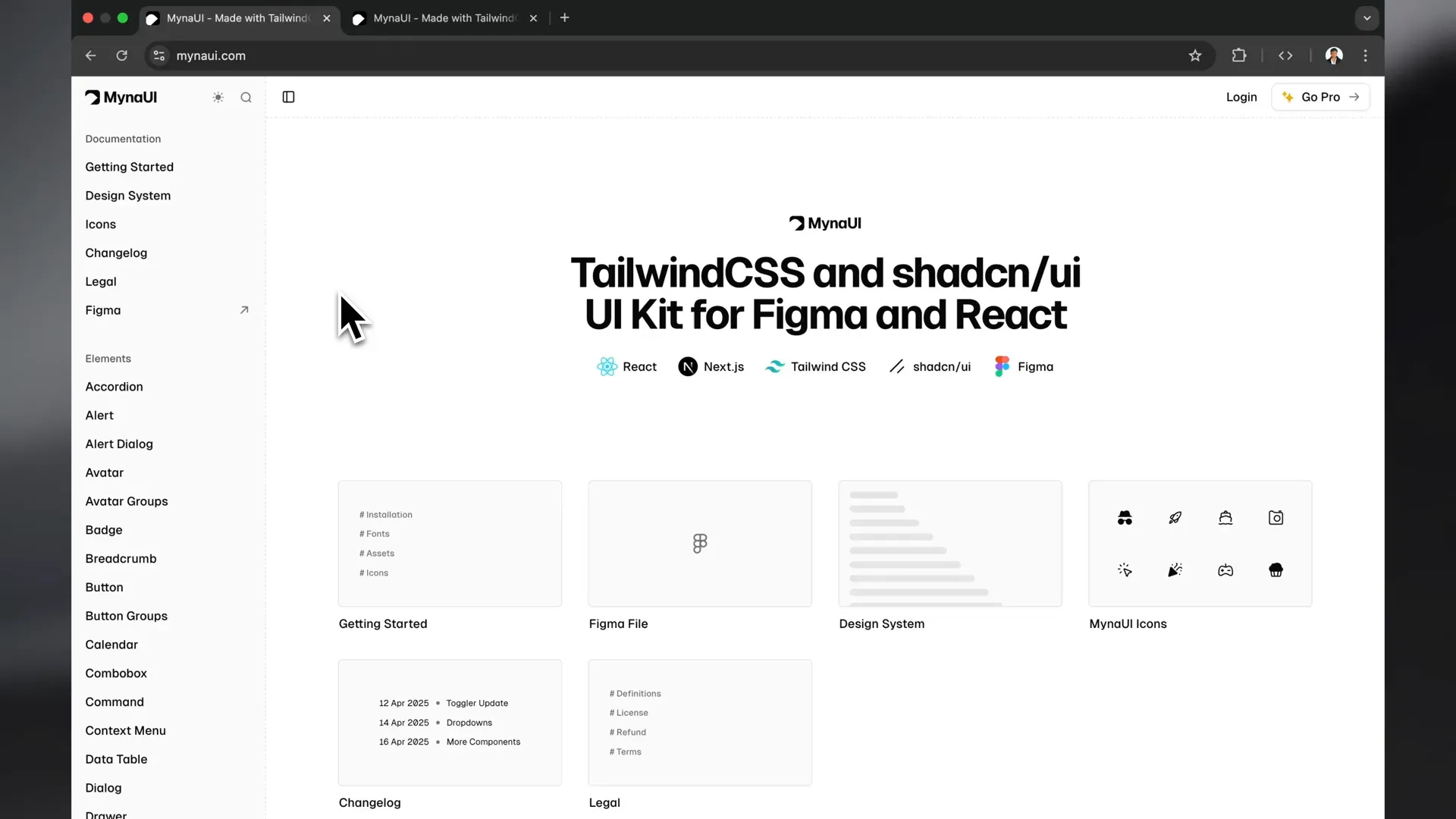 New sidebar feature in MynaUI